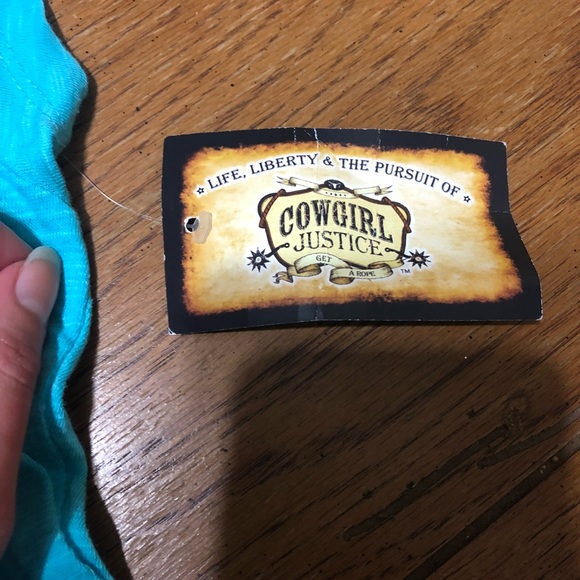 Swarovski crystal “what would Johnny Cash do?” Top - Picture 2 of 4